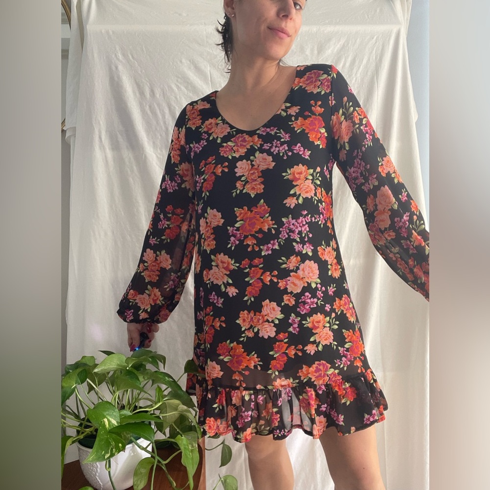 Floral mini dress